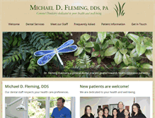 Tablet Screenshot of drmichaelfleming.com